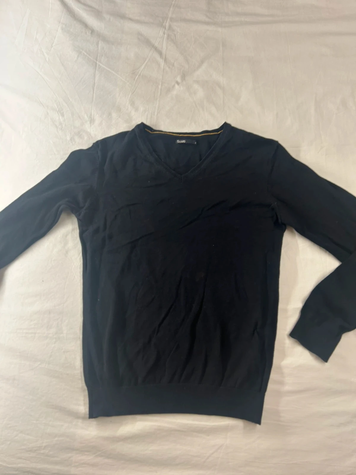 Black V-neck sweater Jules – photo 2